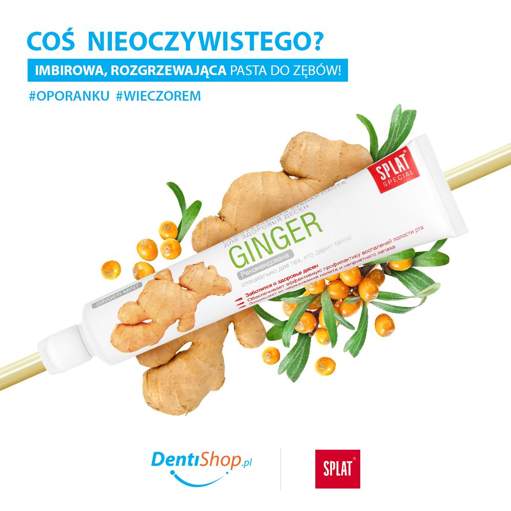 DentiShop's tweet photo. 🔥 Pierwsza, imbirowa, rozgrzewająca pasta #Splat #GINGER 
🧡 https://t.co/GOKed1GCBH 🧡
#imbir #oporanku #wieczorem #pastadozebow https://t.co/Y7QztrzTQh