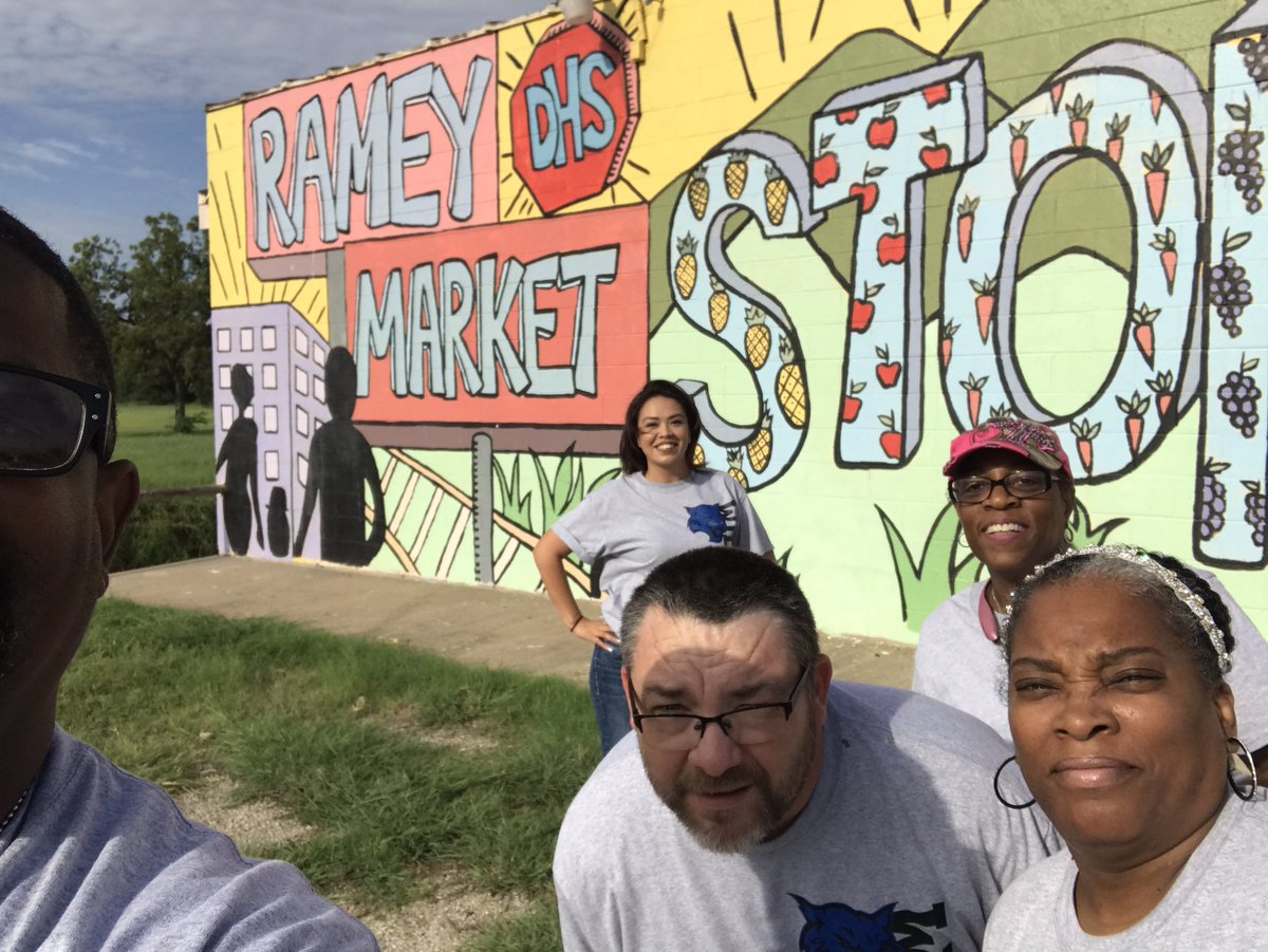 Ramey Market mural    Team rollers     #dhsexcellence
