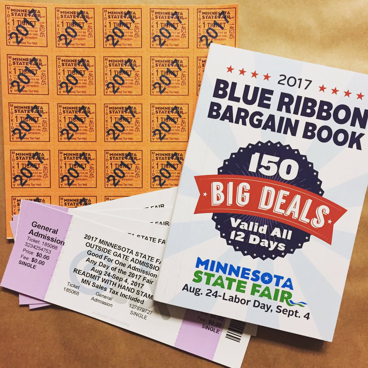 efetusmpls's tweet image. Your shot at a @mnstatefair prize pack is now! RT w/one word to describe the Fair. Winner at 1pm today. Must p/u in the store.