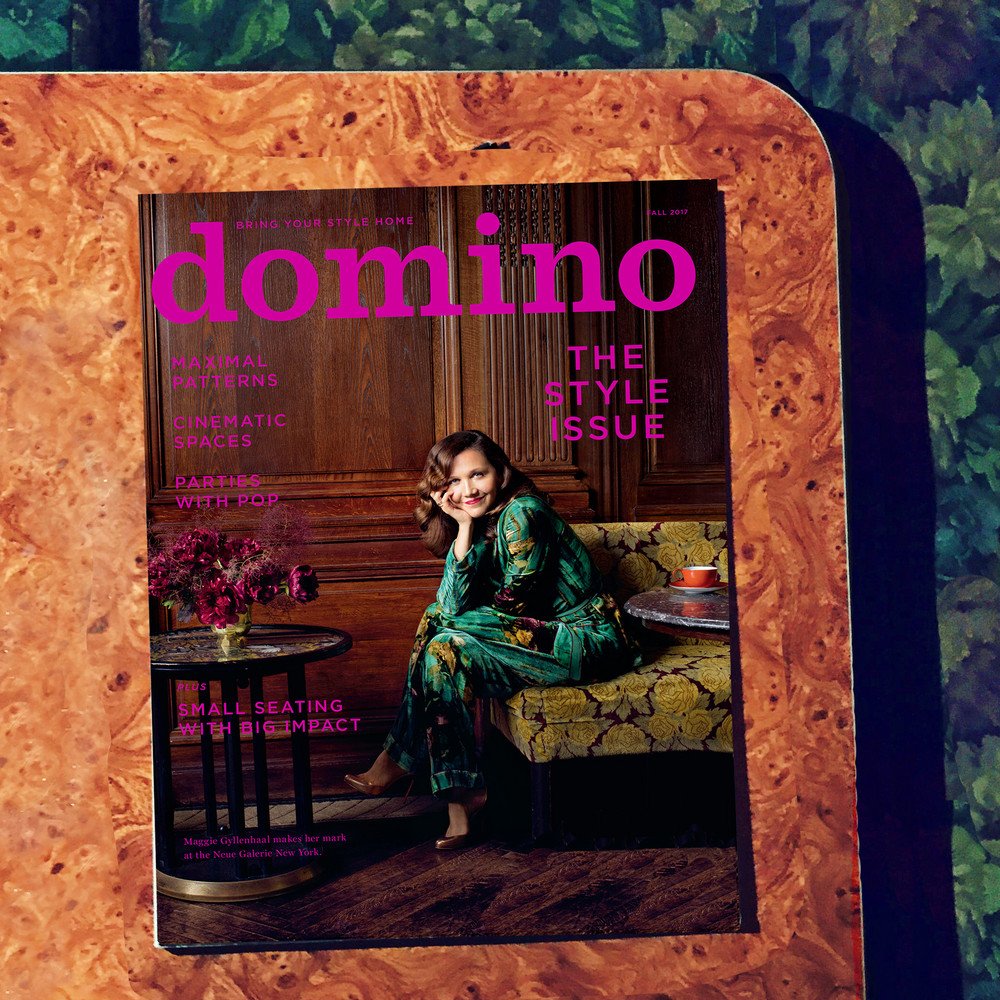 dominomag's tweet photo. @mgyllenhaal takes the spotlight! Be on the lookout for your fall issue 👀 https://t.co/rkw4aiOUD7 https://t.co/RQravddrxe