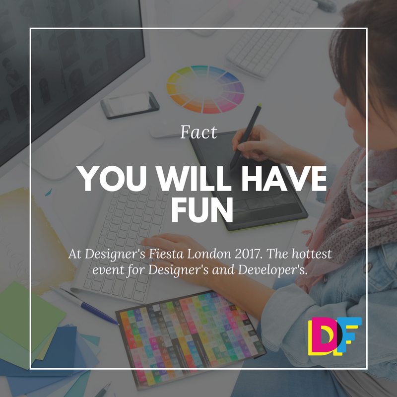 Fact: You will have fun at this year's <a href="/designersfiesta/">Designer's Fiesta</a> London 2017.
15th September 2017 #FactFriday