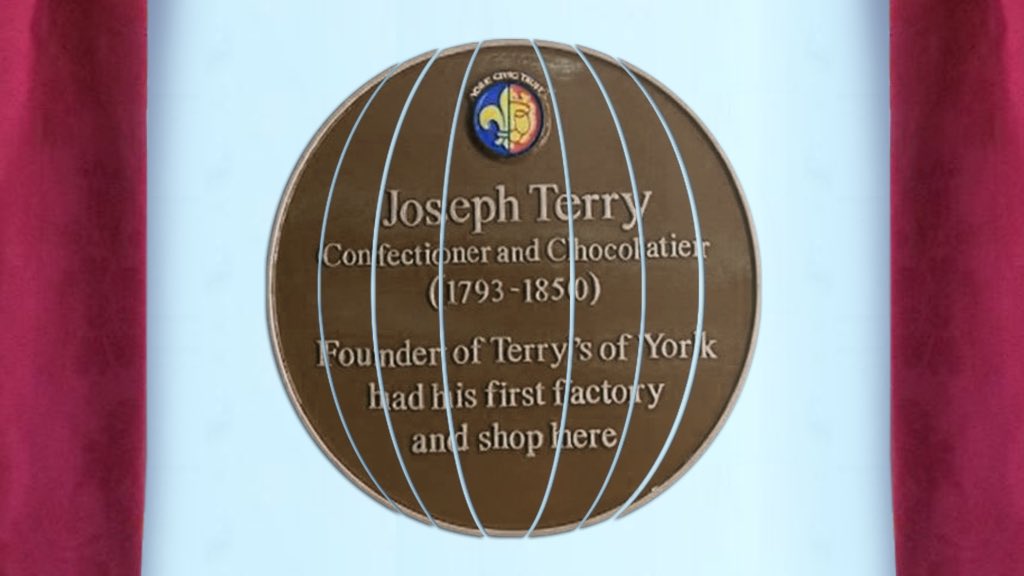 haveigotnews's tweet photo. Plaque honouring the founder of Terry’s Chocolate Orange unveiled​. https://t.co/qZapaeMEYT