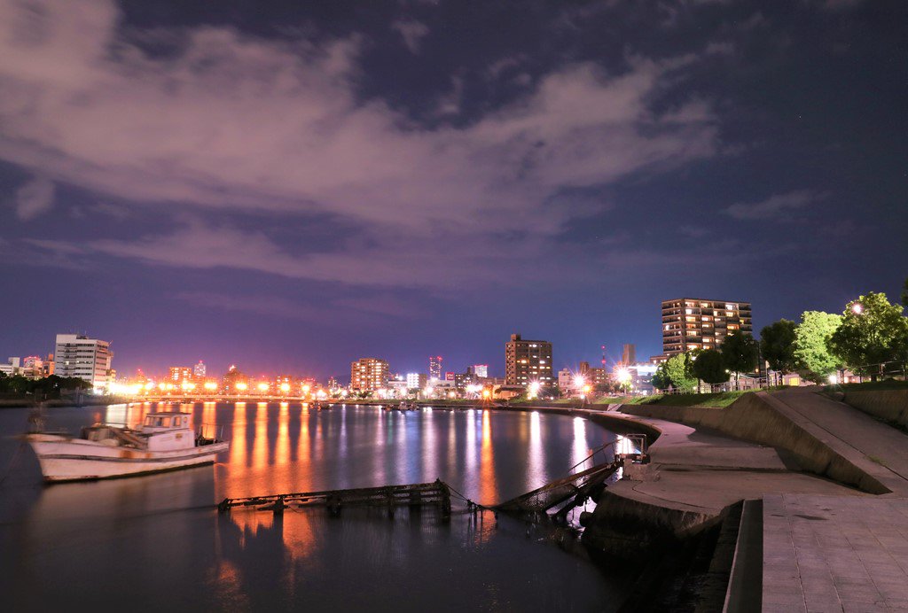 仲枝 夜のドライブ 御幸橋 宇品橋 宇品 京橋川 広島 Hiroshima Bridge Nightview 仲枝 夜のドライブ 御幸橋 宇品橋 宇品 京橋川 広島 Hiroshima Bridge Nightview