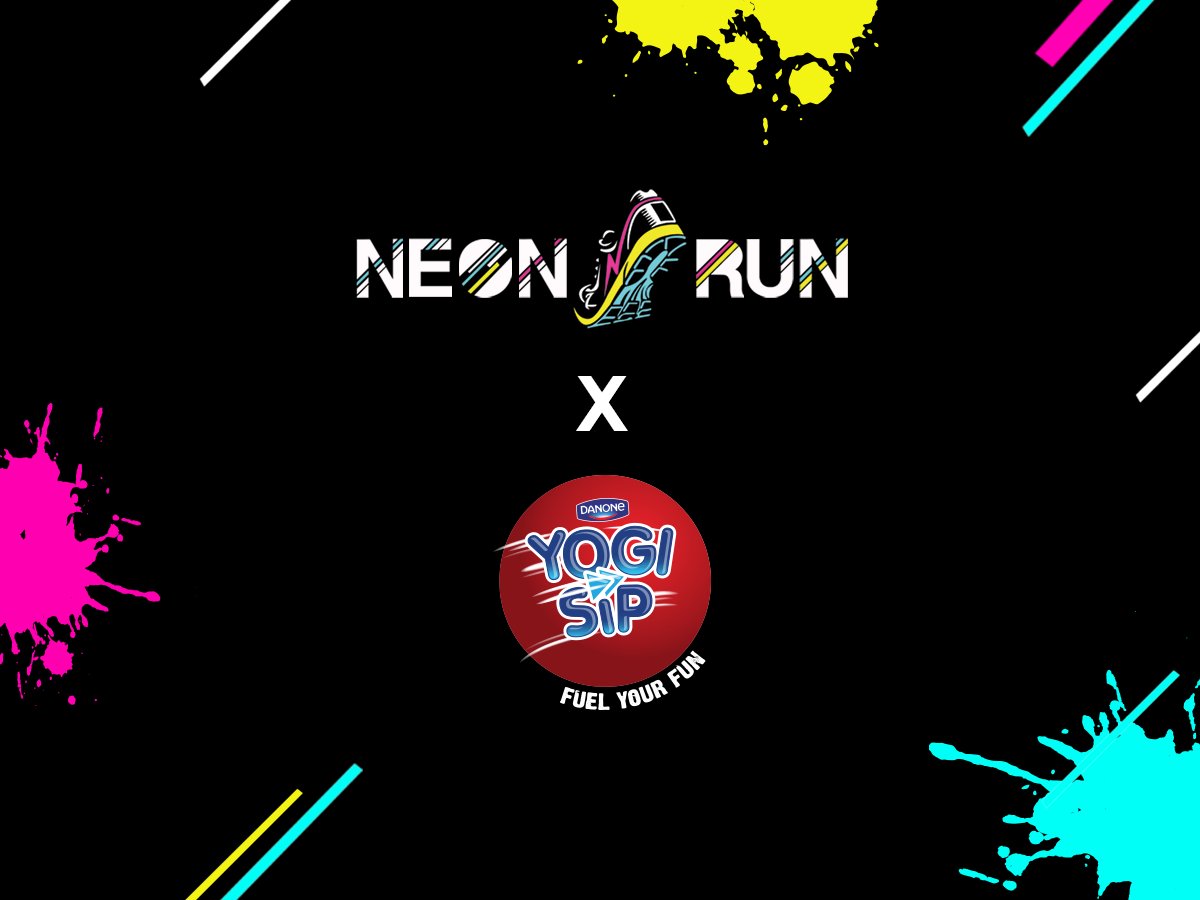 The @YogiSipSA team have jumped on the Neon train &amp; are heading our way with electric activities for the day!
#NeonxJozi #NeonRunSA