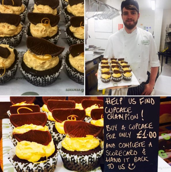GenuineDining's tweet photo. A few more pictures from our #CupcakeCompetition this week. Winner to be announced on Friday #GoTeamGDC #drumrollplease #watchthisspace https://t.co/6LgVXHIqLL