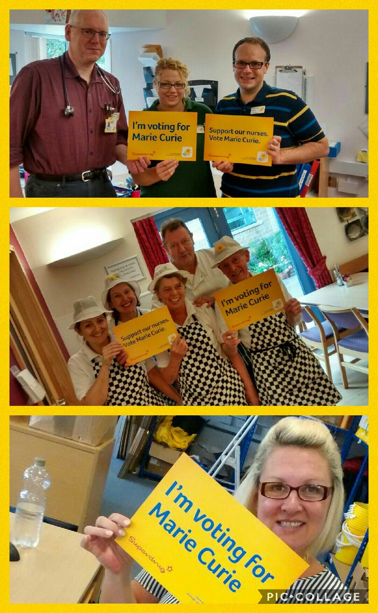 MarieCurie_SY's tweet photo. The staff at Marie Curie are excited to be in the running for @Superdrug's charity partner. #VoteMarieCurie https://t.co/74LxkXpEGB https://t.co/C66JTw04w9