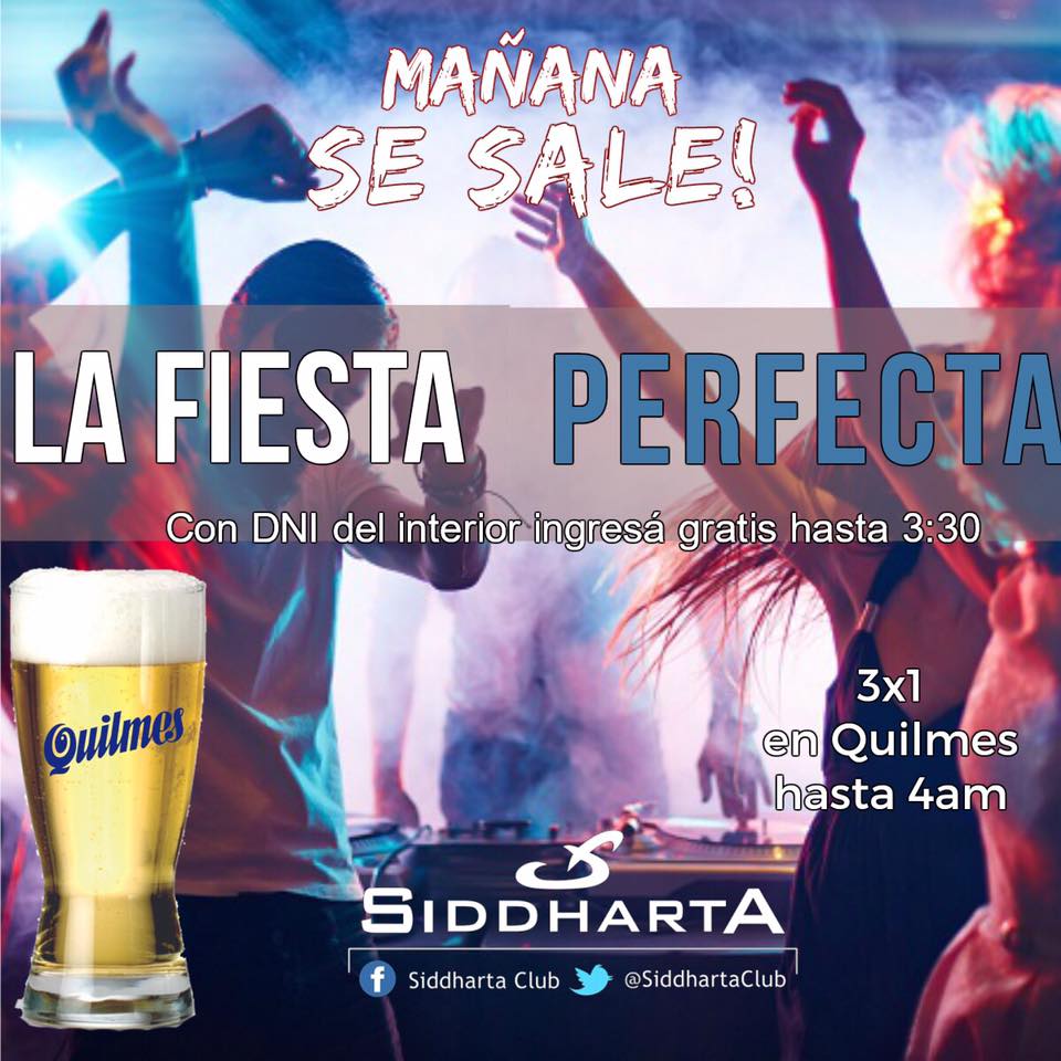 CN24NOTICIAS's tweet photo. #EVENTOS | Este sábado 19 "La Fiesta Perfecta" desembarca en @Siddhartaclub | Ingresa s/cargo por #ListaDe @BeluRojas_96 SMS al 2392676063 https://t.co/1umPuMphpE