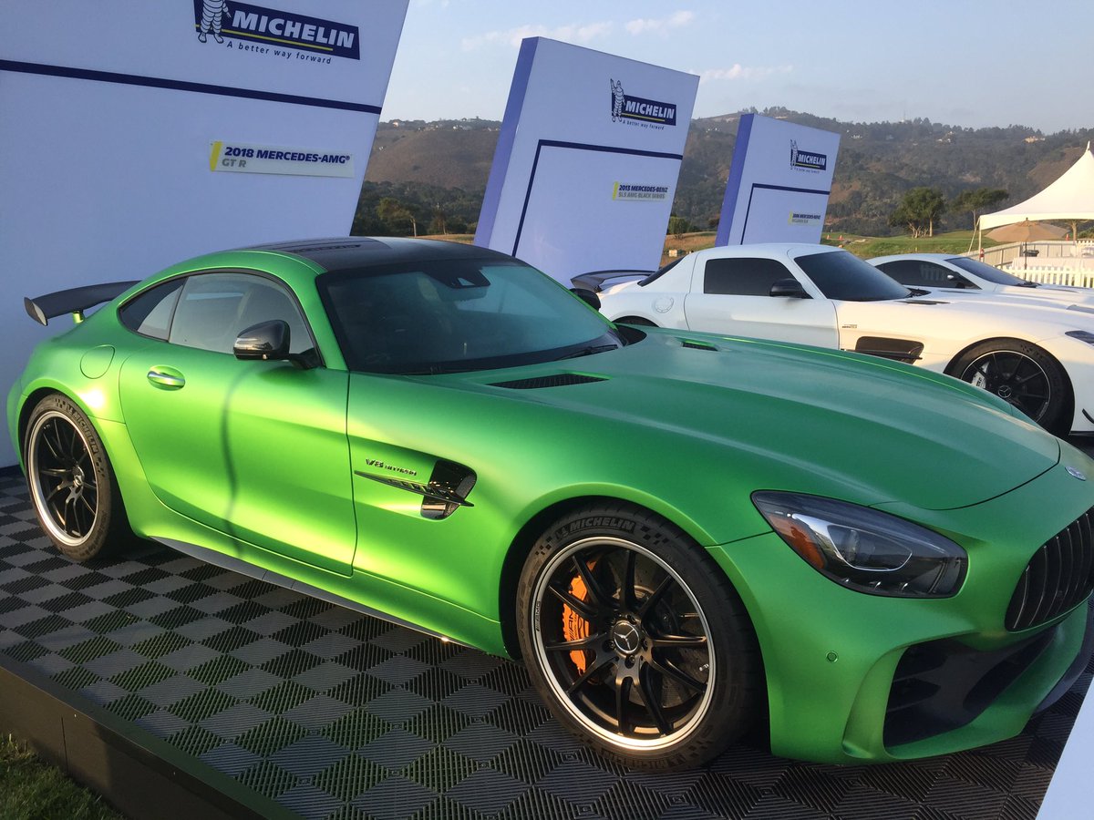 MichelinMedia's tweet photo. Top of the morning to you from Legends of the Autobahn at #MontereyCarWeek #AMG50 https://t.co/CeLAmmj6Wg
