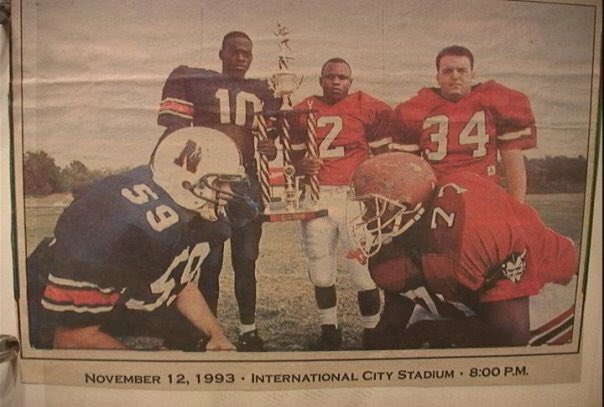 sportsguymarv's tweet photo. Proud to have played in one of the biggest rivalries in the state! What an honor and privilege! Classic battles! Enjoy tonight fellas!!! https://t.co/E0BDN2SgeM