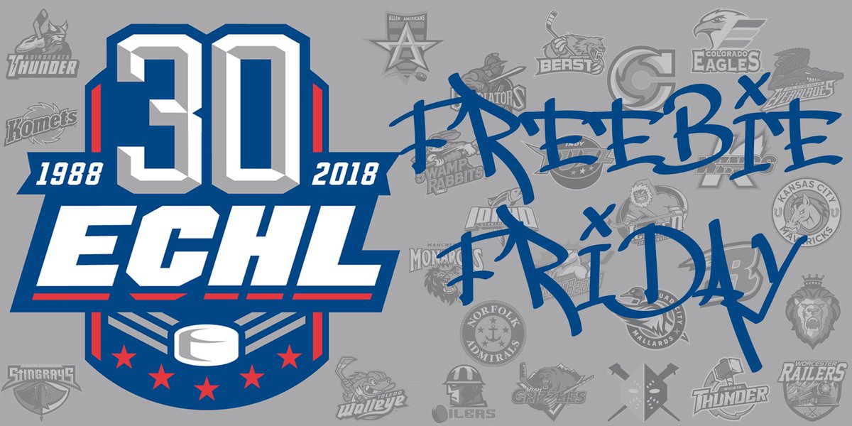 ECHL's tweet image. 🚨Freebie Friday 🚨

Want a chance to win some #ECHL swag? Might wanna 👀 our IG (ECHLHockey)