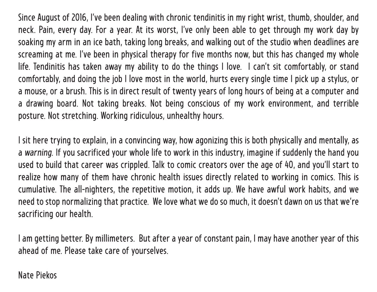 blambot's tweet image. A cautionary tale. I've been in pain every day for a year...