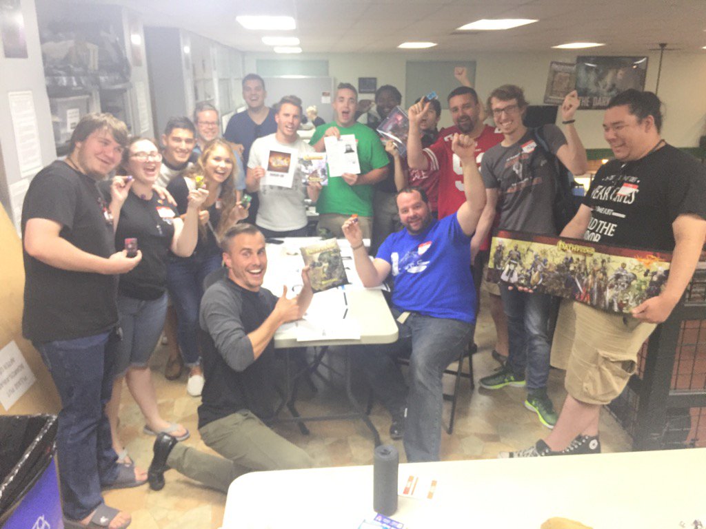 StephenStag's tweet photo. @glasscannonpod BEST...NIGHT...EVER!!! #GCPNATION https://t.co/TtcItRfTk8
