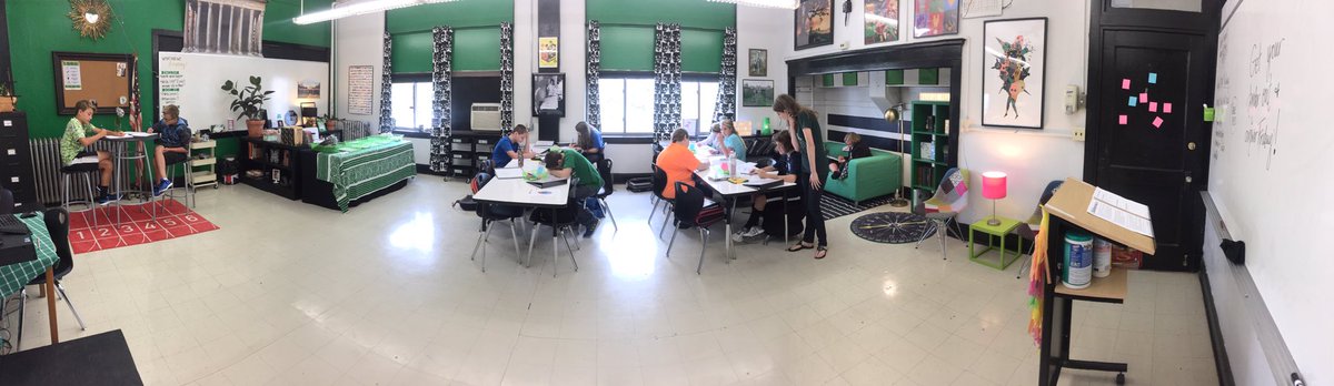 DrBarmannSmith's tweet photo. 6th graders getting their quick write on!  What would you put..."I can't imagine life without..." #timesup #hardworkinwarriors #tribepride https://t.co/IDhf97tyGq