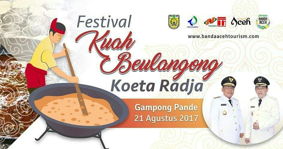 Ayo berhadir di Festival Kuah Beulangong Koeta Radja, 21 Agustus di Gampong Pande dlm rangka HUT #RI72 via <a href="/humasbna/">.</a> #infoevent