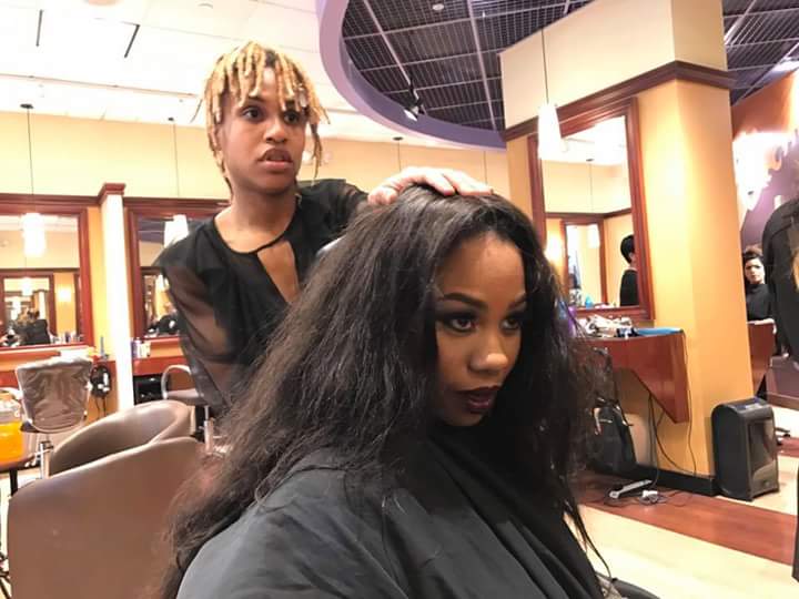 Asha_Amor_'s tweet photo. S/O To Cassidy ! #Hair #Stylist #Love 😘 https://t.co/r0UXjCOqQL