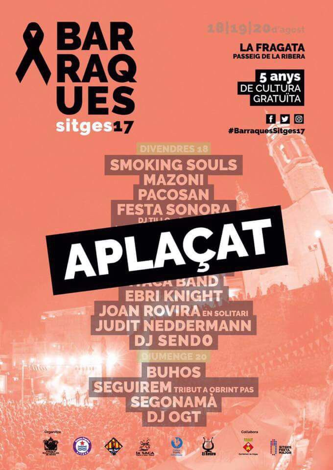 Aplaçat el concert de Barraques de Sitges 17