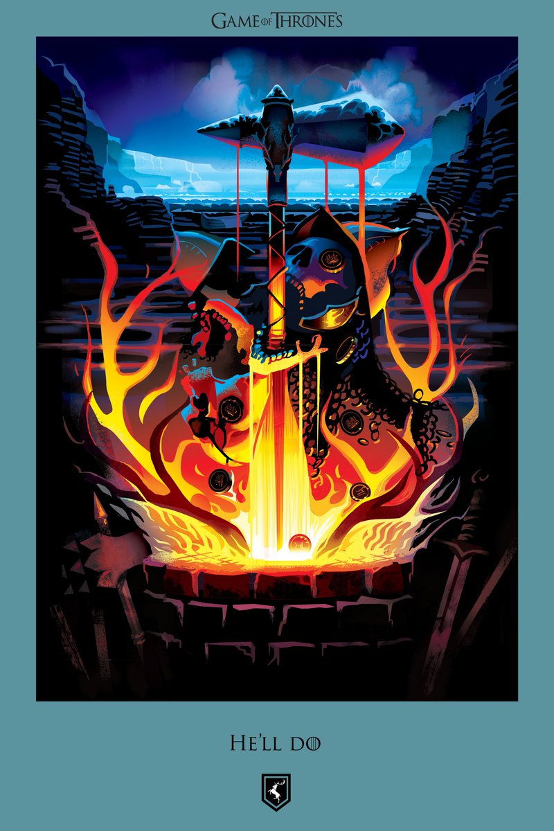 JustinB59006006's tweet photo. “He’ll do.”
Take a look at the latest #GameofThrones #BeautifulDeath piece from @RobertMBall: https://t.co/PsS9po1sEi