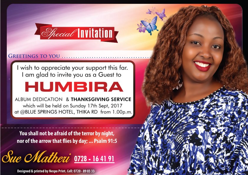 MatheriSusan's tweet photo. HUMBIRA VCD LAUNCH...Getting sooner be my guest pls https://t.co/u0nCtTWsu0