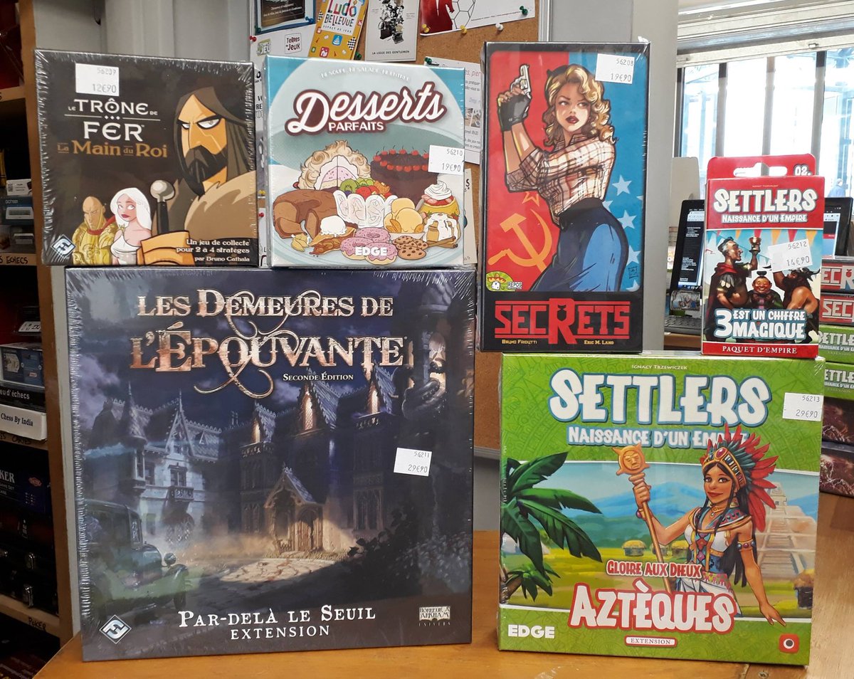 letempledujeu's tweet photo. Halte !!! Il est temps de découvrir toutes les nouveautés que l'on a à vous présenter, les voici ... plus d'infos : https://t.co/z359CN1HIB https://t.co/0g6dq5zEyd