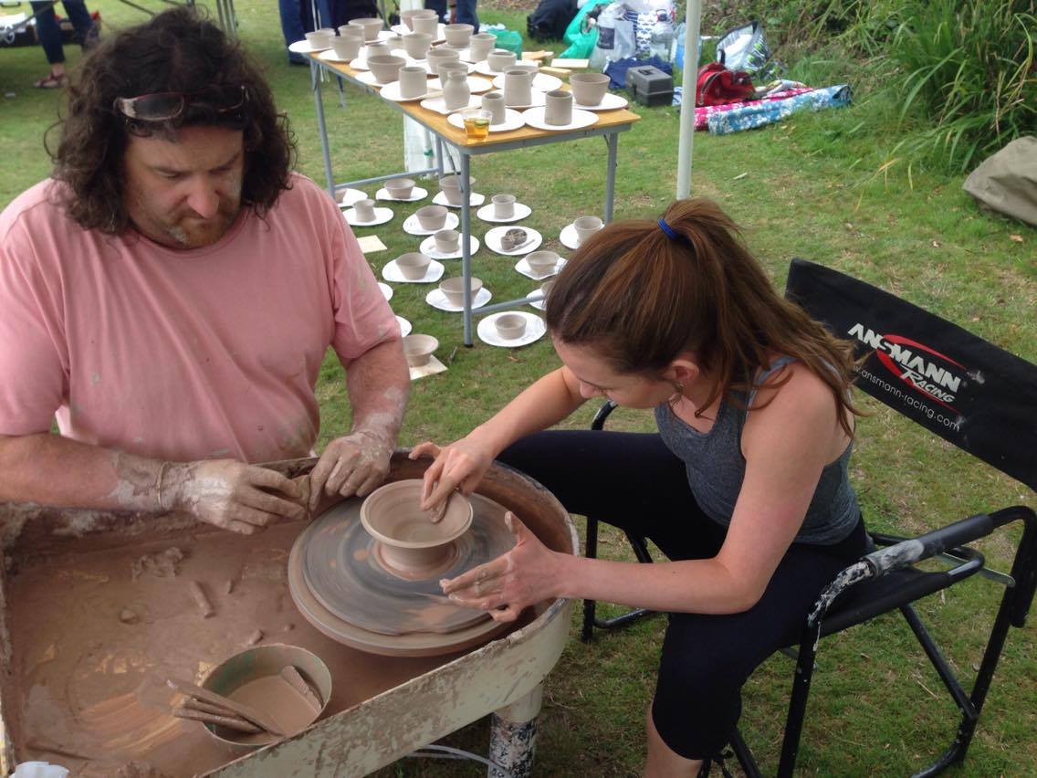 Pottery at our local village summer fete in Matfield, Kent. Well done to all involved! 😀