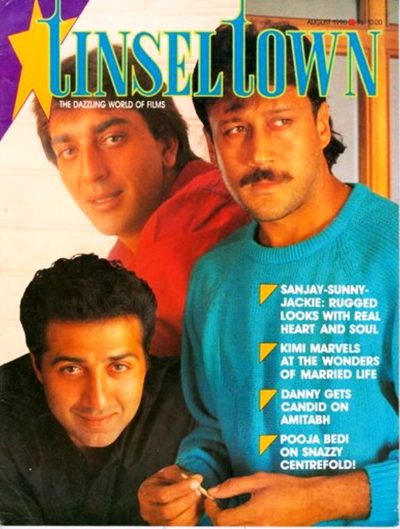 sowika71's tweet photo. #SunnyDeol #SanjayDutt #JackieShroff
Cover of 'Tinzeltown' #magazine #Aug1990
@iamsunnydeol @duttsanjay @bindasbhidu
@MuVyz @nika_simran https://t.co/C4BghCEMFh