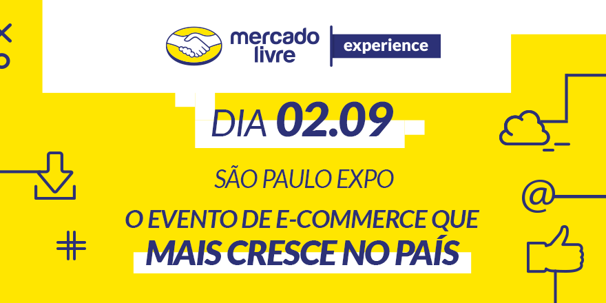 mundoapi's tweet photo. Participe do MERCADO LIVRE EXPERIENCE 2017. Com o código ML17-MUNDOAPI  você terá 20% OFF na compra do ingresso em https://t.co/KW26dItQuL https://t.co/wpdi2Su9NH