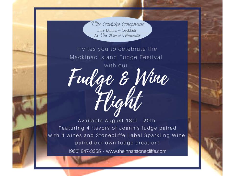 Stonecliffe1904's tweet photo. Should probably make a reservation now... #makeitmackinac #mackinacisland #mackinacislandfudge #fudgefestival #fudge #destinationstonecliffe https://t.co/Kh5aixUMkh