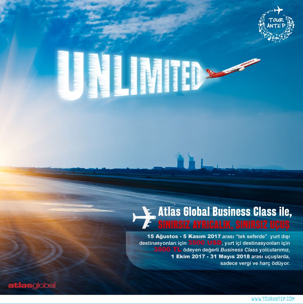 Detaylı bilgi almak ve rezervasyon için bizimle iletişime geçin! 📞0530 963 2300 #atlasglobal #businessclass #tourantep #uçuş #unlimited