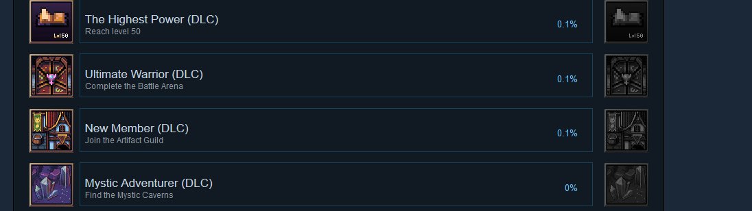 SomethingClassc's tweet photo. #SoADLC is getting closer! Here's a few new achievements you'll be able to unlock! #jrpg #indiegame https://t.co/8IVZUC9KnI