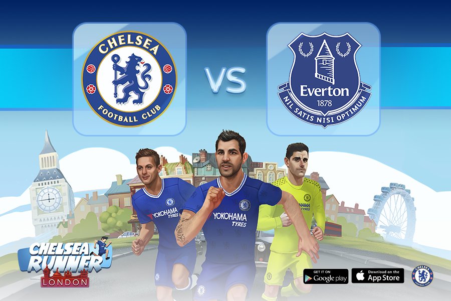 ChelseaFCRunner's tweet image. Get ready for the match between @ChelseaFC and Everton! Let's run a few miles 🏃 in #ChelseaRunner #CFC