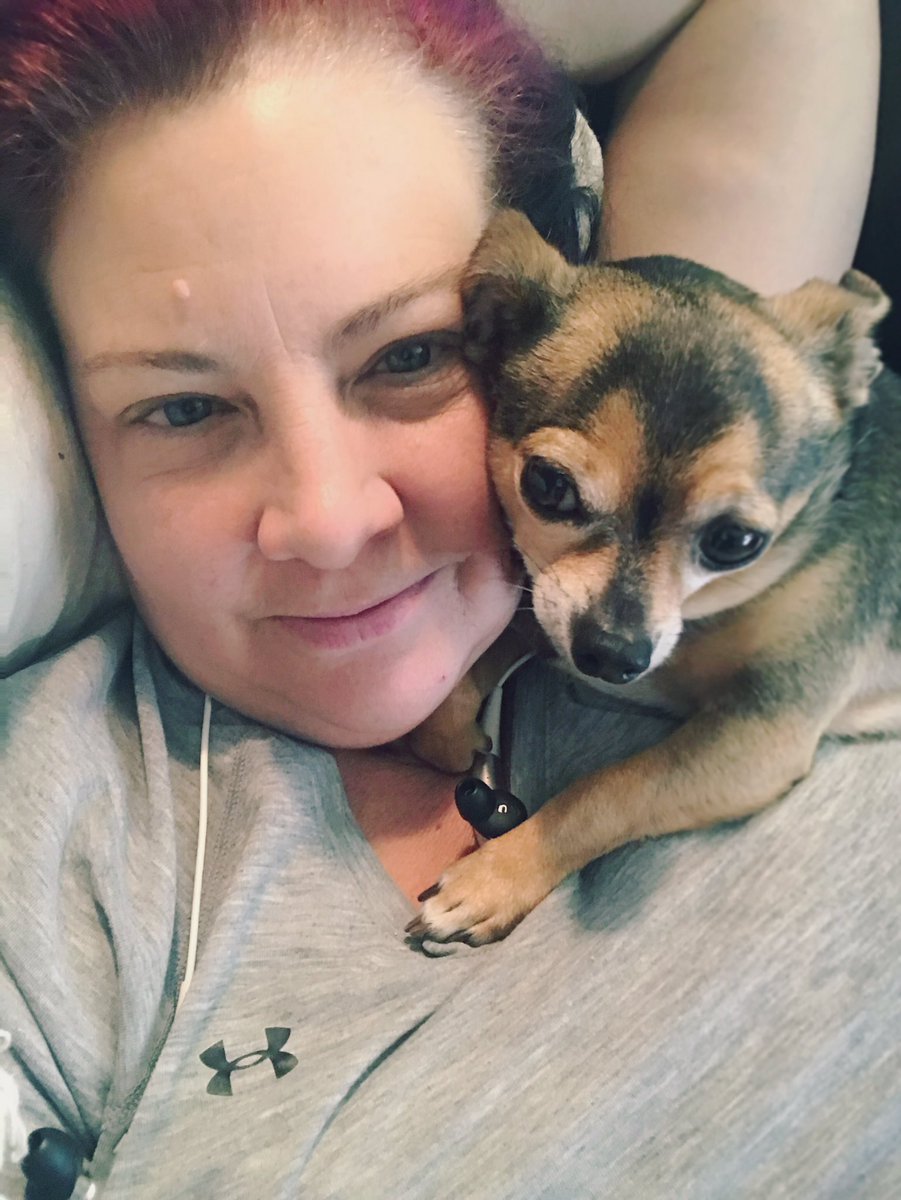 DooterCam's tweet photo. Mommy is not feeling well today.. I am taking care of her! https://t.co/E3e0mPdy7p