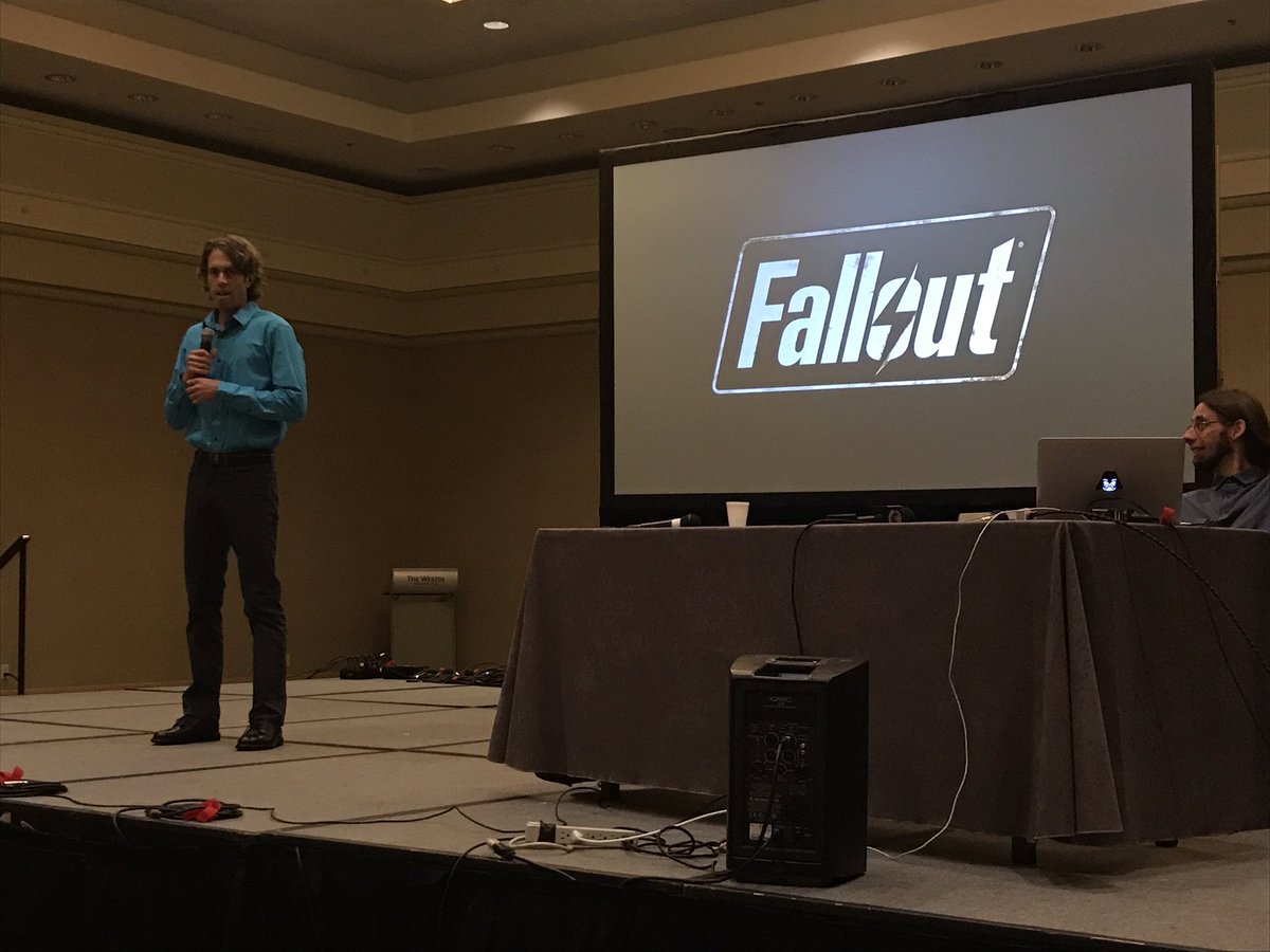 FFGames's tweet photo. Oh, are we making a Fallout game? #InFlightReport https://t.co/sazqXK2lM9