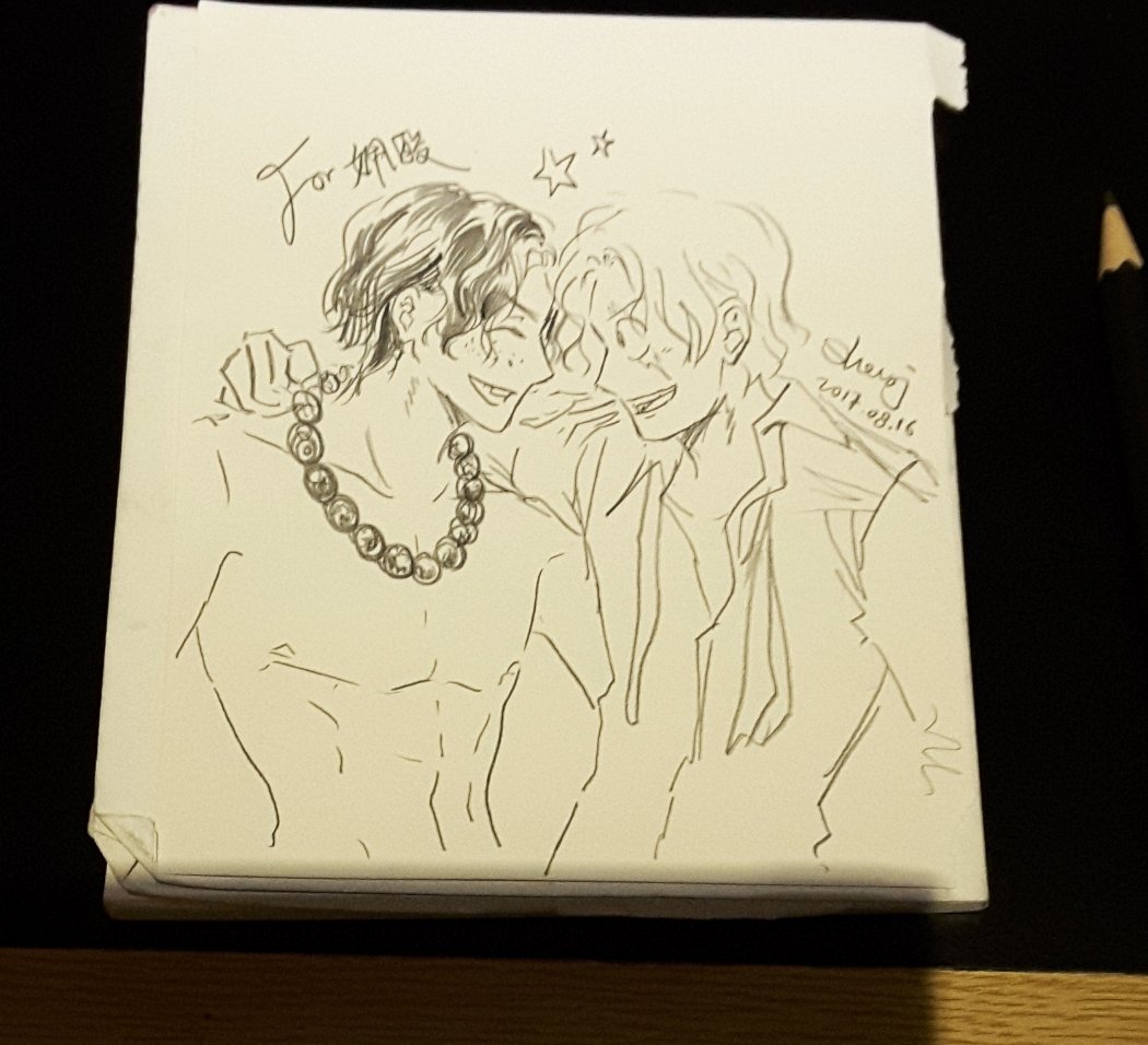 Shevonne1207's tweet photo. Chiku (@chiku_op01110 ), Xuan (@Xuan_Rr ) and I, a day of drawing Ace and Sabo! #一日一エーサボ https://t.co/P5tqlXKeGk