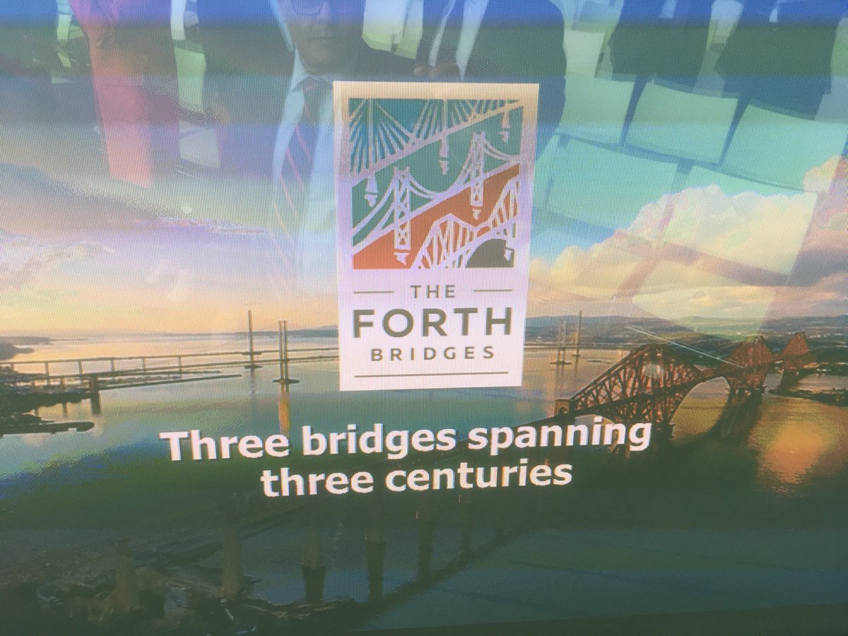 Launch of Forth Bridges website today &amp; unveiling of World Heritage Site plaque theforthbridges.org #theforthbridges #LoveQueensferry