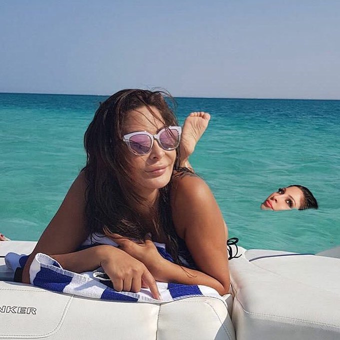 اليسا في الجونة بالمايوة  وكدا