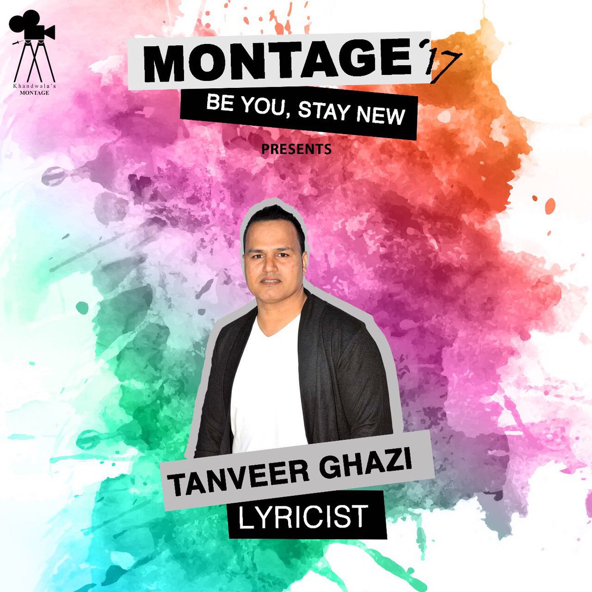 nkmontage's tweet photo. संसार एैक मौह माया है,ये इन कवियौ ने हि बताया है | 
A poet,a lyricist in Bollywood,an all-rounder.
#nkbmm  #montage17 #tanveerghazi https://t.co/xSVEkhKOLA