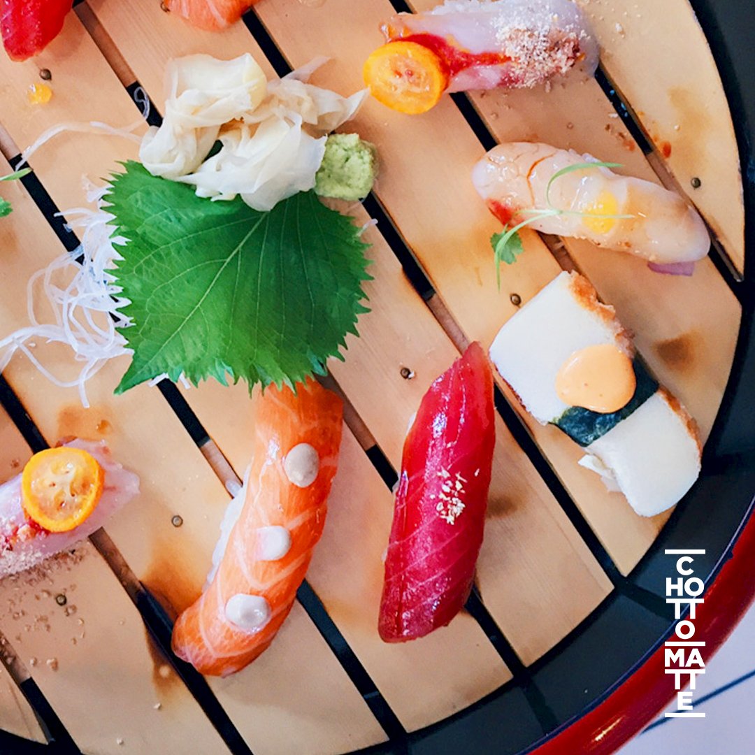 Maguro, Hotategai, Sake, Hamachi and Suzuki are just a starting sushi from our weekend weekend brunch ow.ly/ehZ830ev6Fy #Londonbrunch