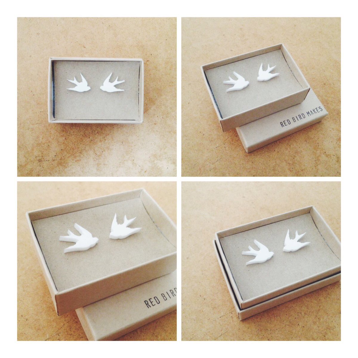 What's nesting on your ears this weekend...?! Perhaps some of these gorgeous swallow stud earrings by the super stylish <a href="/RedBirdMakes/">Red Bird Makes</a> ✋️⭐️🤚