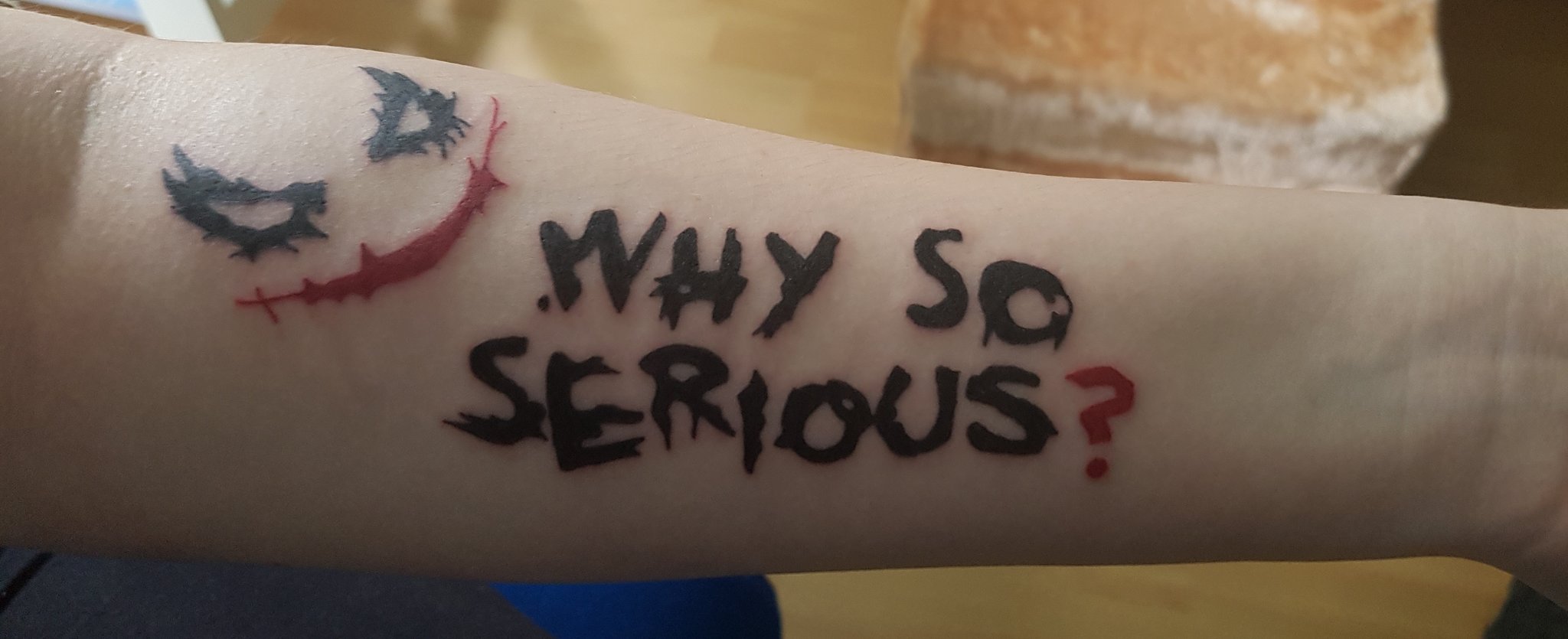The Joker Why So Serious Tattoo