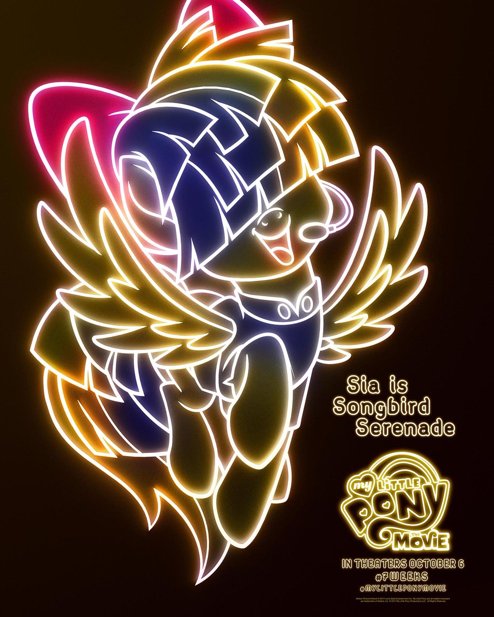 MLPMovie's tweet photo. Everypony is glowing in this ✨ALL-NEW✨ character art for #FriendshipFridays! #MyLittlePonyMovie is only #7Weeks away! 🎬 https://t.co/hTxZyRyXlU