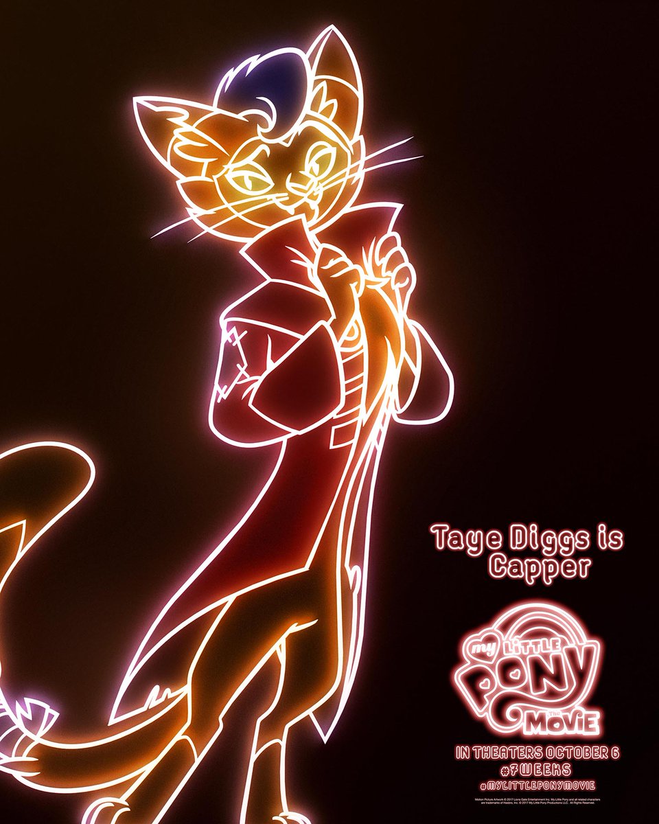 MLPMovie's tweet photo. Everypony is glowing in this ✨ALL-NEW✨ character art for #FriendshipFridays! #MyLittlePonyMovie is only #7Weeks away! 🎬 https://t.co/hTxZyRyXlU