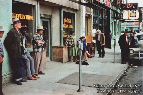 CaptainofSuave's tweet photo. #wintercafe #portland #1959 #fredherzog https://t.co/0Ypis1xh9Y