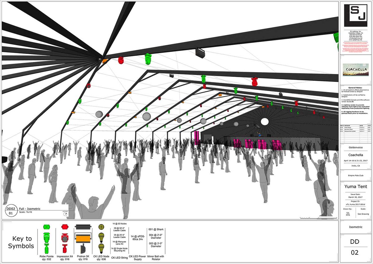 livedesignmag's tweet image. Check out these #lightingplot from Steve Lieberman for his #lightingdesign in Yuma Tent at #Coachella2017 goo.gl/n2v1uF