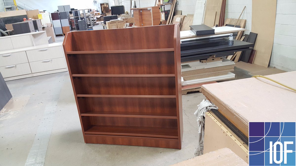 IOF_Furniture's tweet photo. Made-To-Order: This Bookcase looks great in our Summerflame finish! #CustomFurniture #Bookcase #CustomBookcase #Furniture #Shelf https://t.co/kFUh6PZgQA