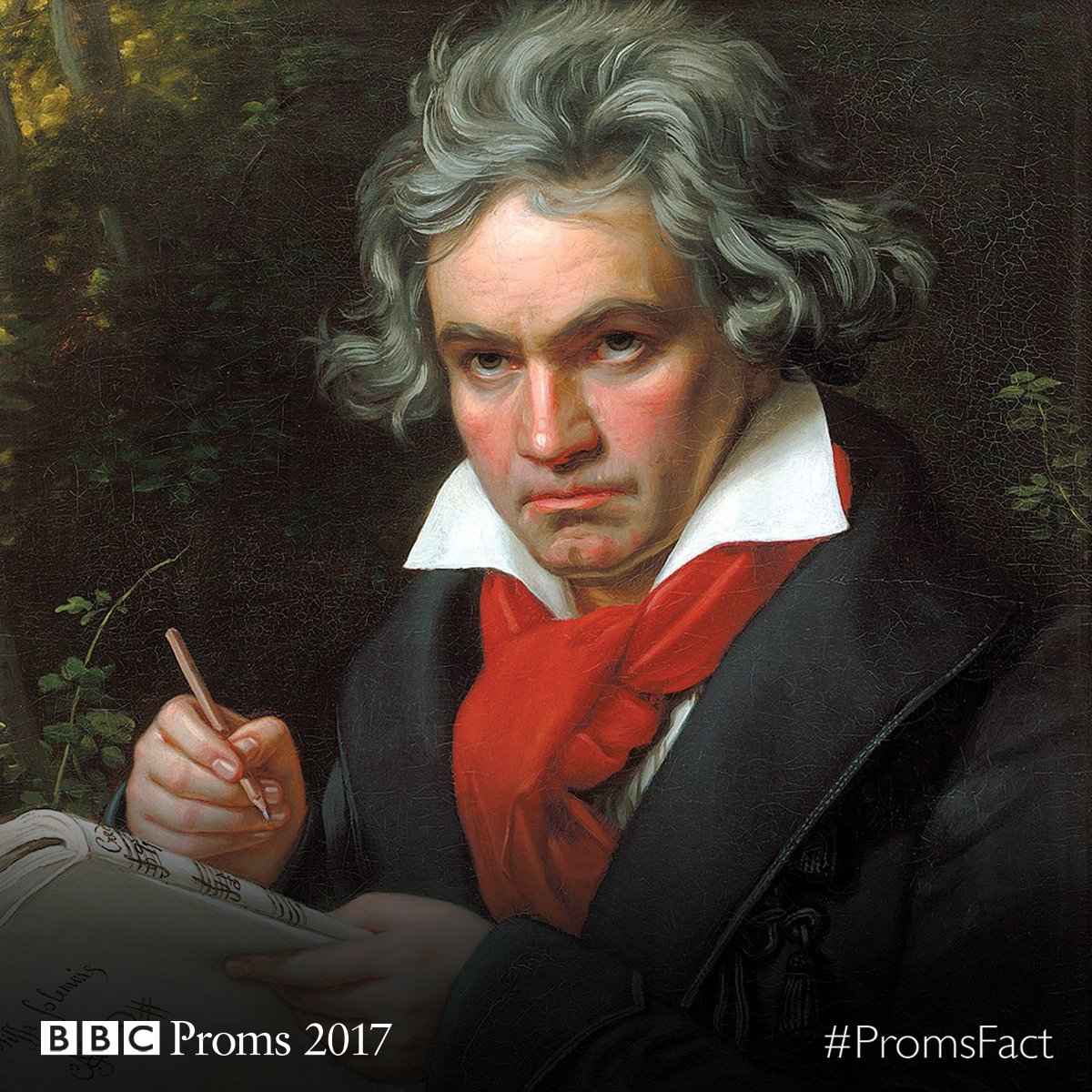 bbcproms's tweet photo. Beethoven's 5th Symphony was has been performed in 107 of the 123 Proms seasons! #PromsFact https://t.co/YIuOs7AjEc