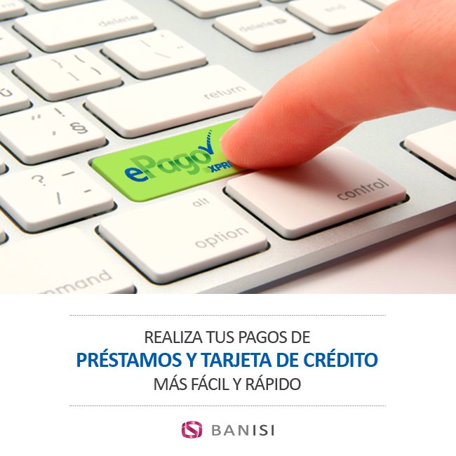 BANISIPanama's tweet photo. Realizar tus pagos de manera fácil y rápida en todos los ePagos a nivel nacional.
#BanisiPanamá #ePagos #Banisi https://t.co/w9MfjTDkGN