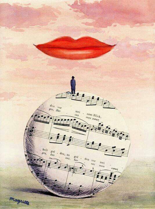 Dominiquepucini's tweet photo. On fait de la musique, on n'en parle pas ! #Vitoux 
#Magritte #Alain 
#Beethoven Silencio https://t.co/RELXP9Pj1D https://t.co/yk3t1cHtcS