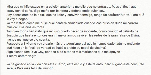 SimHermano9's tweet image. Alegato de Lola Belle como finalista. Por qué debes ganar?