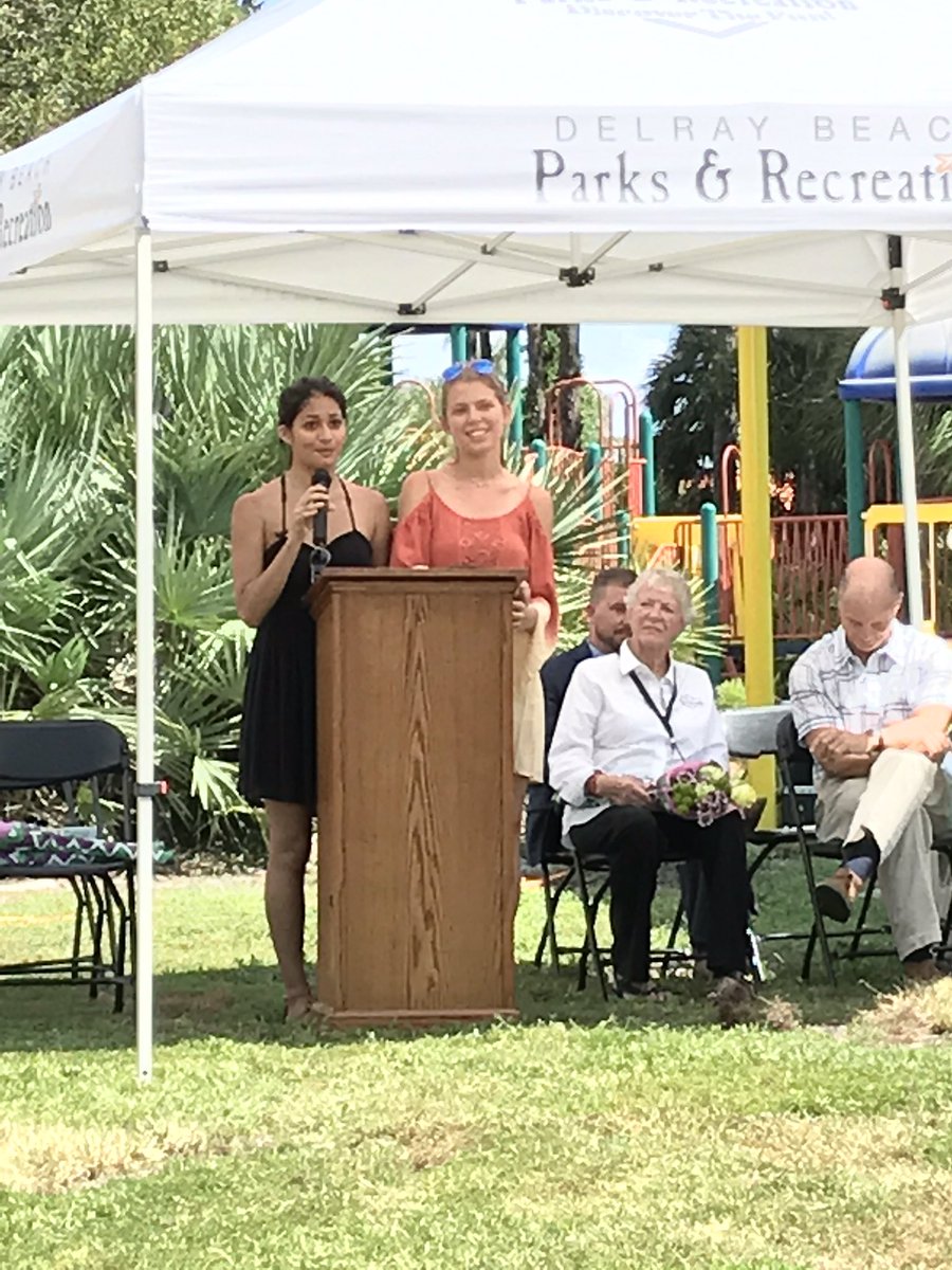 BoileauJackie's tweet photo. Red Ribbin Cutting Ceremony at Barwick Park Fitness Area. Congratulations Talia and Christelle! #atlantichigh https://t.co/liBQ18pmqQ
