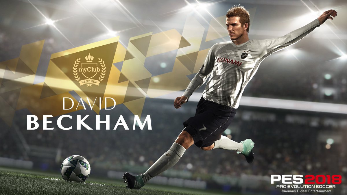 PES 2018: Data Pack 2.0 release date and myClub debut of football superstar  David Beckham announced